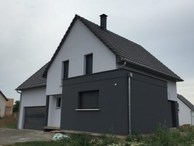 Belle construction garage accolé Ungersheim